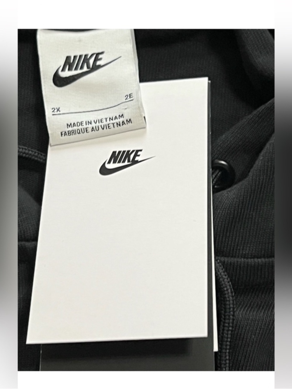 Nike Black Full-Zip Hoodie Jacket with Swoosh - Picture 4 of 9